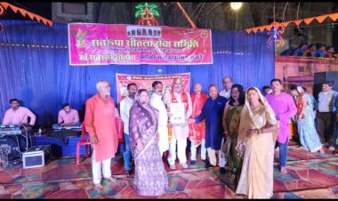 मां सतरूपा शीतला सेवा समिति द्वारा आयोजित संध्या भजन माता जगराता कार्यक्रम में सम्मिलित हुए दुर्ग ग्रामीण विधायक ललित चंद्राकर