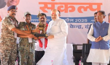 लाल आतंक के अंत में सुरक्षा बलों की भूमिका सराहनीय – केंद्रीय गृह मंत्री