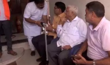 मंत्री टंक राम वर्मा पहलगाम आतंकी हमले में मारे गए व्यवसायी दिनेश मिरानिया के परिवार से मिले