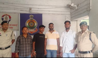 भिलाई इस्पात संयंत्र से 132000 रुपये का कापर चोरी कर ले जा रहे आरोपीगणो को भिलाई भट्ठी पुलिस ने किया गिरफ्तार