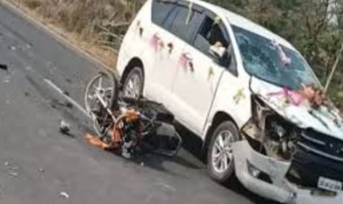 दुर्ग संभाग: दूल्हे की कार ने BJP कार्यकर्ता को कुचला, दर्दनाक मौत