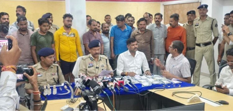 खरोरा क्षेत्र में डकैती की घटना को अंजाम देने वाले एक दर्जन से अधिक आरोपी गिरफ्तार