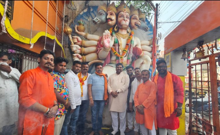 हनुमान जयंती पर विधायक गजेंद्र ने शहरवासियों को दी शुभकामनायें