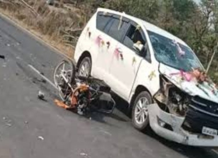 दुर्ग संभाग: दूल्हे की कार ने BJP कार्यकर्ता को कुचला, दर्दनाक मौत