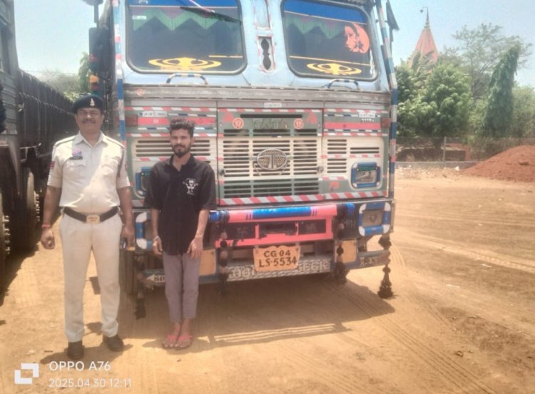 दुर्ग: सार्वजनिक मार्ग पर अव्यवस्थित वाहनों के विरूद्ध चलाया गया विशेष अभियान