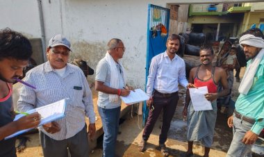 खुर्सीपार में संचालित अवैध खटालों को हटाने का नोटिस जारी किया गया