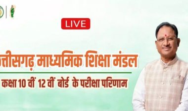 10वीं-12वीं बोर्ड के परीक्षा परिणाम जारी, सफल स्टूडेंट्स को CM साय ने दी बधाई