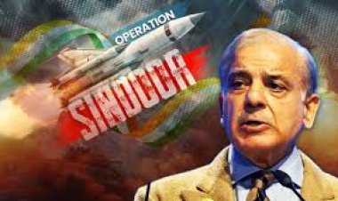 शहबाज शरीफ का स्यापा, 80 भारतीय विमानों ने किया हमला; पाकिस्तान की जनता को सुना रहे झूठे दावे