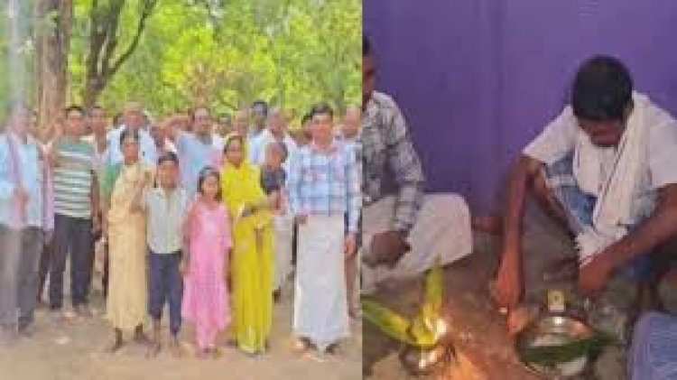 बच्चे को हुई साँस की तकलीफ, प्रार्थना करवा-पानी पिला बना दिया ईसाई: छत्तीसगढ़ के 10 परिवारों ने की घर वापसी