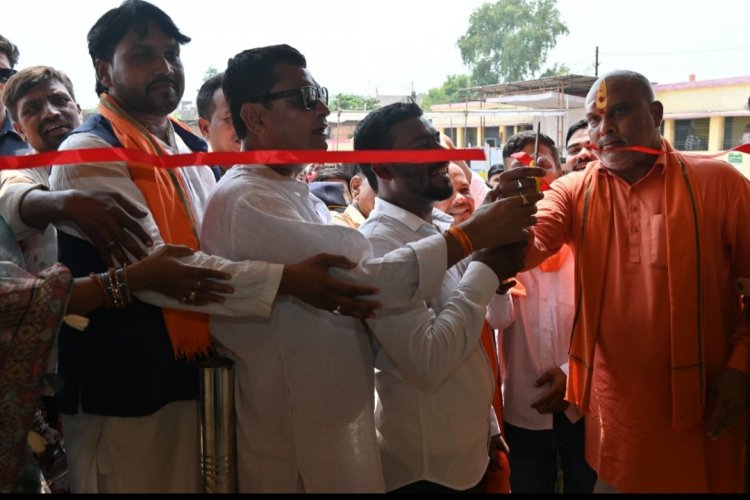 रिसाली में 4 करोड़ के विकास कार्य को विधायक ने जनता को किया समर्पित,नेवई-पाटन मुख्य मार्ग होगा रोशन