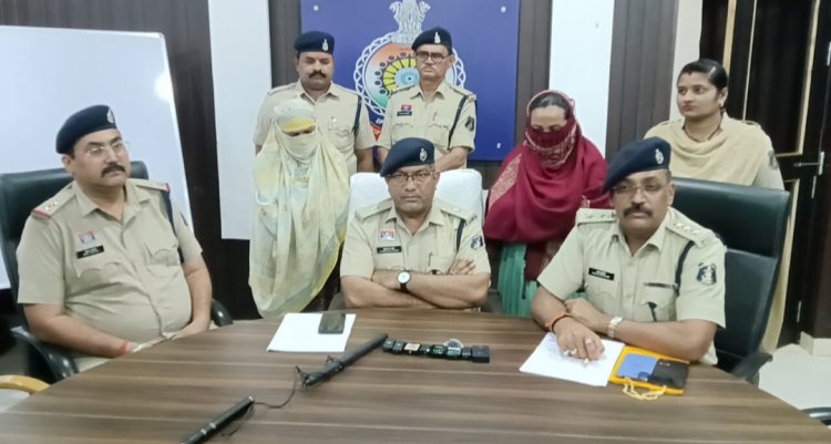 अवैध निवासरत बांग्लादेशी महिला सनाया नूर एवं खुशबू बेगम मोहन नगर दुर्ग से गिरफ्तार