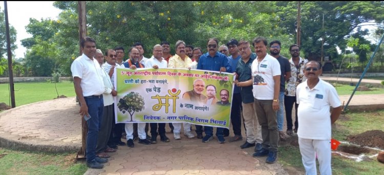 विश्व पर्यावरण दिवस के अवसर पर पांचों जोन के 31 स्थानों पर लगाए गए हजारों पौधे