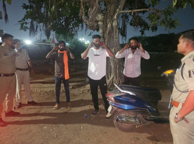 अड्डेबाजी, सार्वजनिक स्थलों में शराब का सेवन कार्यवाही हेतु चलाया गया अभियान