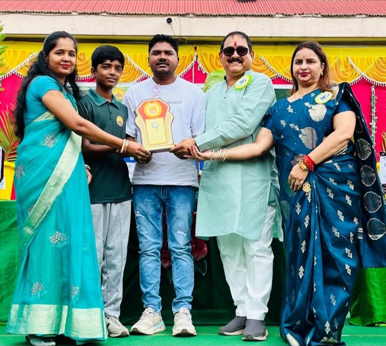 भिलाई: शकुन्तला विद्यालय परिसर में एक पेड़ मां के नाम 2.0 के तहत वन महोत्सव मनाया गया