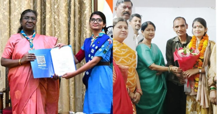 दुर्ग की बेटी कुसुम सिन्हा को महामहिम राष्ट्रपति से राष्ट्रपति गाइड प्रमाणपत्र,शहर और राज्य का बढ़ाया मान,महापौर अलका बाघमार ने निवास जाकर किया सम्मान, दी बधाई