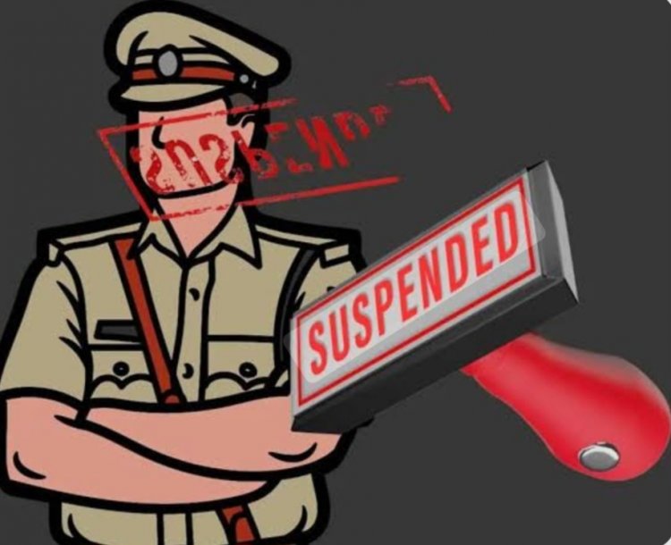 दुर्ग पुलिस अधीक्षक विजय अग्रवाल ने उतई थाना प्रभारी को किया सस्पेंड