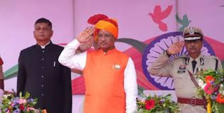 CM विष्णुदेव साय ने 79वां स्वतंत्रता दिवस पर रायपुर में फहराया तिरंगा