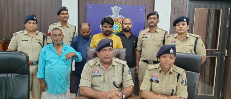 रिश्तेदारों ने किया मासूम का अपहरण और सौदा, दुर्ग पुलिस की त्वरित कार्रवाई, चार आरोपी पटना  बिहार से गिरफ्तार