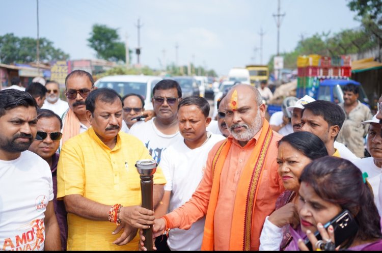 मशाल यात्रा के साथ सांसद खेल महोत्सव का हुआ रंगारंग आगाज