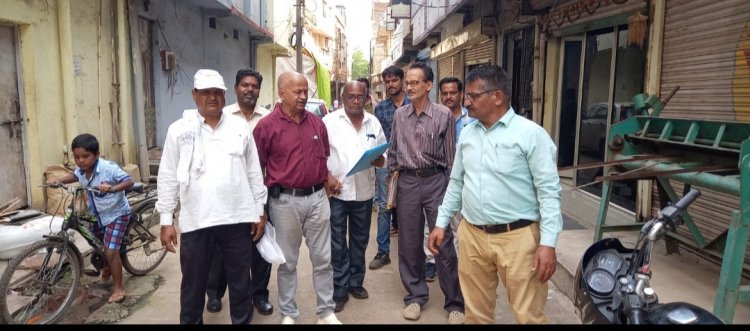 नगर निगम भिलाई द्वारा संपत्ति कर बकायेदारों पर कुर्की की कार्यवाही लगातार जारी