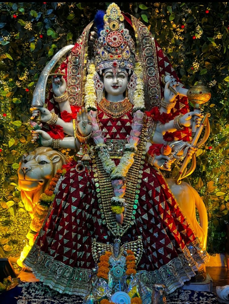 क्वांर नवरात्र पर्व में सत्तीचौरा माँ दुर्गा मंदिर प्रतिदिन माता जी अभिषेक,कल होगा दादी रानी सती जी का मंगलपाठ