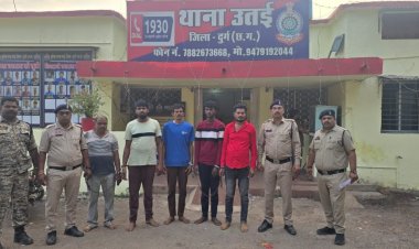 आपसी विवाद में युवक की हत्या करने वाले पाँच आरोपी गिरफ्तार