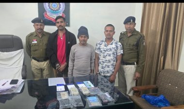 नौकरी ठगी रैकेट का भंडाफोड़—उतई पुलिस ने 3 आरोपियों को गिरफ्तार कर 33.50 लाख की ठगी का किया खुलासा