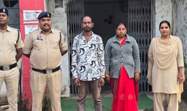 घर की नौकरानी ही निकली चोर—पति संग गिरफ्तार, सोना-चांदी व नकदी जप्त