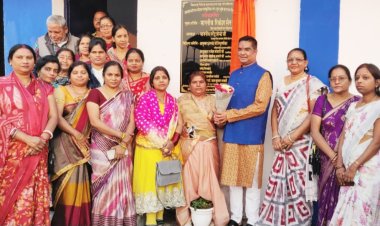 विधायक रिकेश की पहल पर अम्बेडकर भवन का हुआ कायाकल्प, समाज ने जताया आभार 