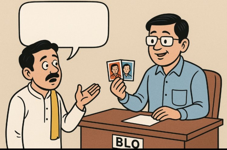 बीएलओ को आवश्यक दस्तावेजों के साथ दो कलर पासपोर्ट साइज उपलब्ध कराने मतदाताओं से अपील