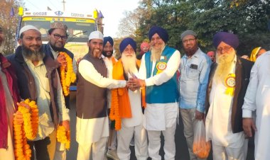 भिलाई में सांप्रदायिक सौहार्द की मिसाल, नगर कीर्तन का मुस्लिम समाज ने किया भव्य स्वागत