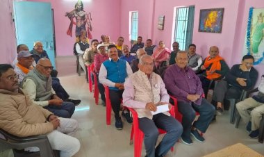 पेंशनर्स के सम्मान, स्वाभिमान और  अधिकारों को महत्व दें - आचार्य शर्मा,दुर्ग भारतीय राज्य पेंशनर्स महासंघ ने मनाया गरिमामय पेंशनर्स दिवस