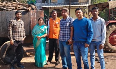 महापौर अलका बाघमार ने प्रभारी देवनारायण चंद्राकर के साथ किया सड़क डामरीकरण कार्य का निरीक्षण