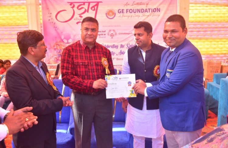 दिव्यांग बच्चे हर खेल में रहे आगे, बोले-हम किसी से कम नहीं,जीई फाउंडेशन का दिव्यांग बच्चों का वार्षिक खेल मेला 'उड़ान' सफलतापूर्वक आयोजित