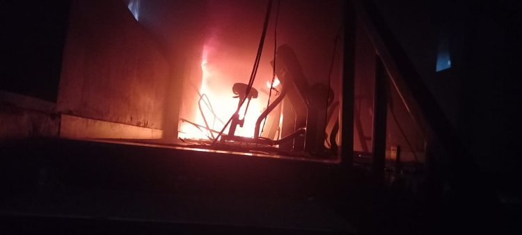 दुर्ग : सिंधी कॉलोनी के जिम में आग, दमकल की दो गाड़ियों ने समय रहते पाया काबू