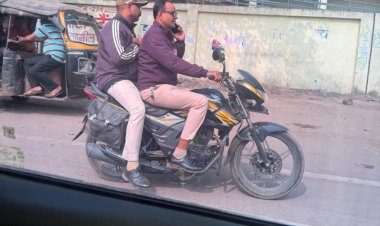 एसएसपी विजय अग्रवाल सख़्त: बिना हेलमेट दोपहिया चलाने पर पुलिसकर्मियों का कटा चालान