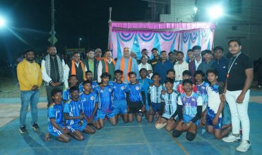 हनोदा में कबड्डी प्रतियोगिता का भव्य आयोजन, विधायक ललित चंद्राकर ने खिलाड़ियों का बढ़ाया उत्साह