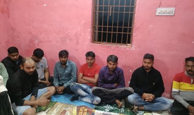 जुआ फड़ पर नेवई नगर पुलिस की बड़ी कार्यवाही,21 जुआरी गिरफ्तार, नकद व मोबाइल जब्त