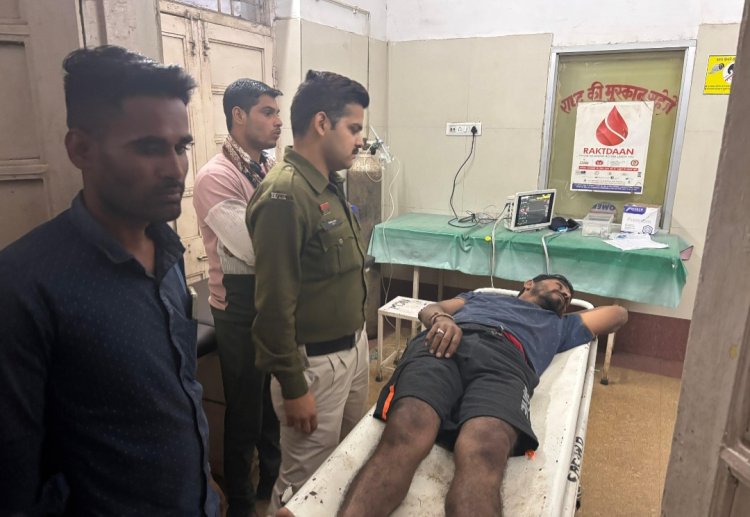 मानसिक तनाव में युवक ने ओवरब्रिज से लगाई छलांग, डायल-112 की तत्परता से बची जान