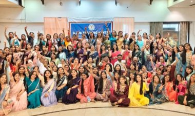 दुर्ग में लैम्प लाइटिंग सेरेमनी में छात्राओं ने ली सेवा की शपथ