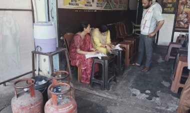 घरेलू गैस के व्यावसायिक उपयोग पर सख्ती, दुर्ग में खाद्य विभाग की कार्रवाई – कई सिलेंडर जब्त