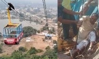 महासमुंद: खल्लारी मंदिर रोप-वे दुर्घटना में 1 की मौत, 17 घायल