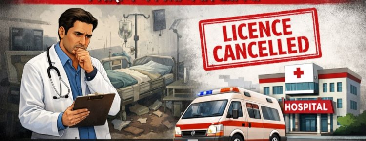 दुर्ग में 5 निजी अस्पतालों का लाइसेंस रद्द, निरीक्षण में मिली गंभीर खामियां