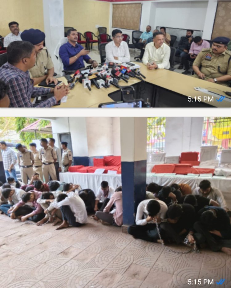 रायपुर बना साइबर ठगी का हब! विदेशी नागरिकों से करोड़ों की ठगी करने वाला गिरोह पकड़ा गया