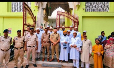 भिलाई में ईद मिलन का आयोजन, शेर-ए-खुदा मस्जिद में गले मिलकर बांटी खुशियां