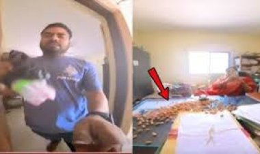 “गुम फाइल पर युवक का अनोखा विरोध: अफसरों की ‘याददाश्त’ बढ़ाने टेबल पर बिखेरे बादाम”