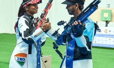 दिव्यांशु देवांगन एवं  शाम्भवी क्षीरसागर ने विश्वकप शूटिंग स्पर्धा में जीता गोल्ड मेडल : विश्व रिकॉर्ड भी बनाया