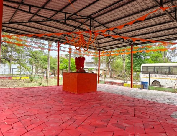 भिलाई के योगा उद्यान में अवैध कब्जे की कोशिश, रातों-रात मूर्ति स्थापित