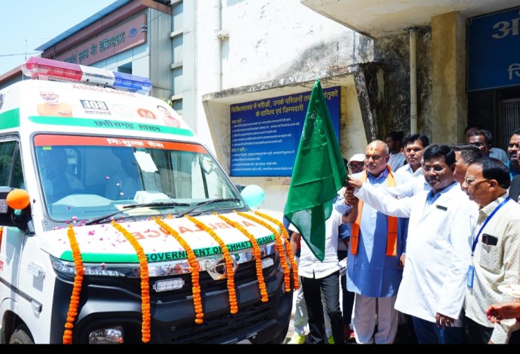 विधायक ललित चंद्राकर की पहल से दुर्ग ग्रामीण में स्वास्थ्य सेवाओं को मिली नई रफ्तार, 108 एम्बुलेंस का विस्तार