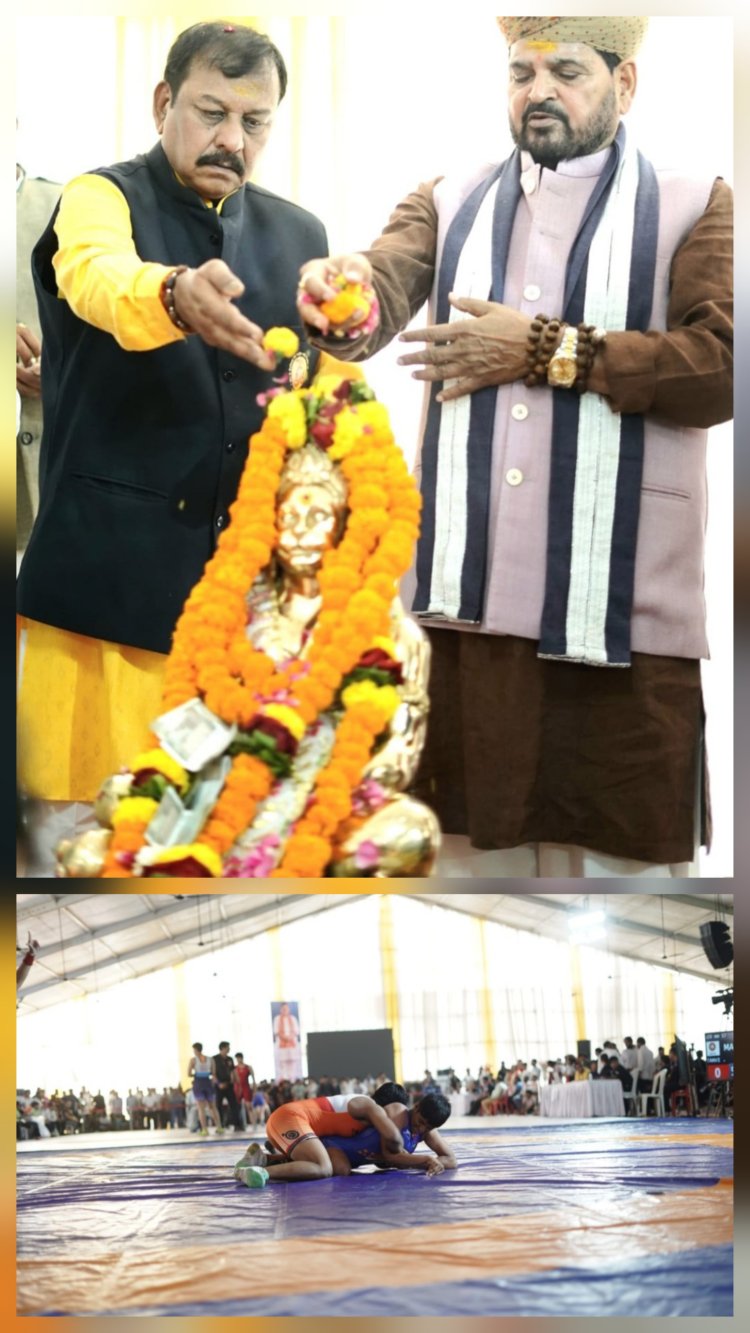 कुश्ती महासंग्राम: बेटियों के नाम पहला दिन, आज बालकों की चुनौती